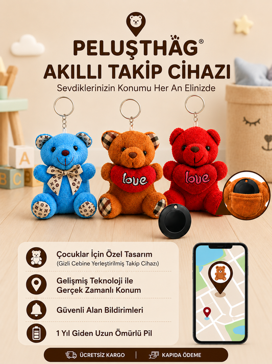 PelushTag™ - GPS Peluşlu Takip Cihazı