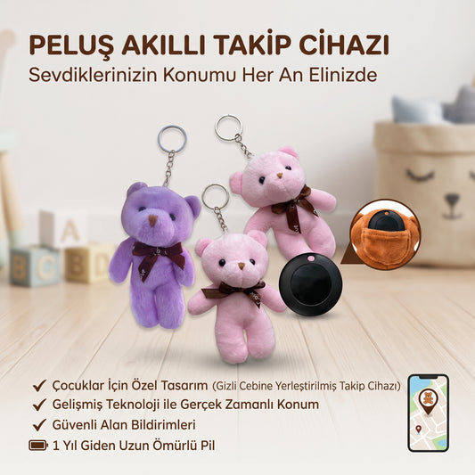 PelushTag™ - GPS Peluşlu Takip Cihazı -